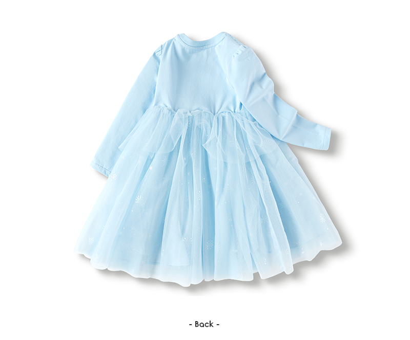 バラバラ子供服 女の子用ドレス 2024年夏 メッシュスカート