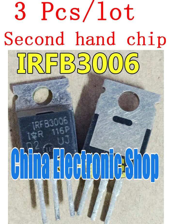 3 cái/lốc thứ hai tay irfb3006g irfb3006 đến-220 mos fet
