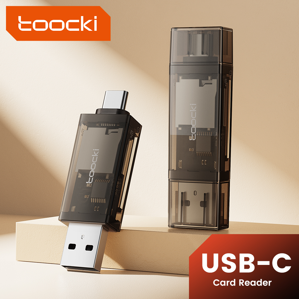 Toocki 2 trong 1 usb2.0 đầu đọc thẻ loại c sd đầu đọc thẻ tf đầu đọc thẻ điện thoại di động đầu đọc thẻ nhớ đầu đọc thẻ usb tốc độ cao bộ chuyển đổi cho laptop
