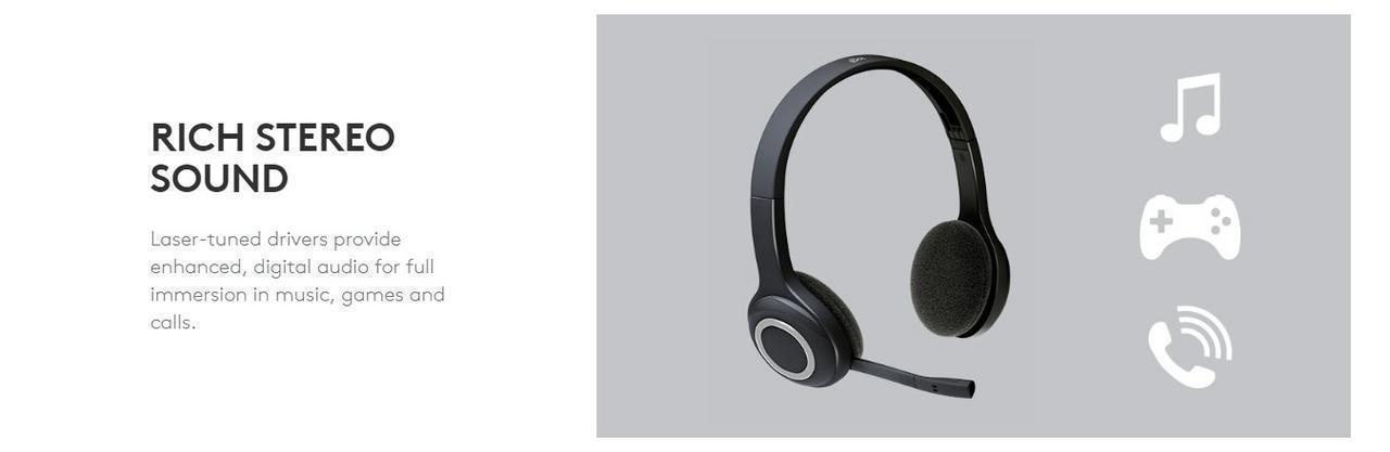 Logitech H600 Wireless 2.4GHz Headset with Noise Canceling Mic Foldable 12 e1b5ecd85b337d3868b0c8887782392a