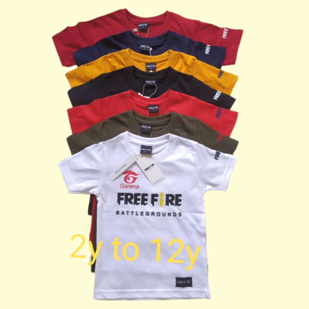 Freefire T-Shirt Custom Nickname, 3D Print, Unisex Short Sleeve