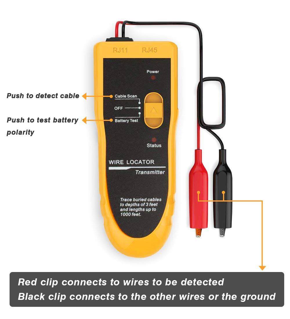 Underground Wire Locator NF-816 Cable Detection  Wiring LineFinder P5L5 