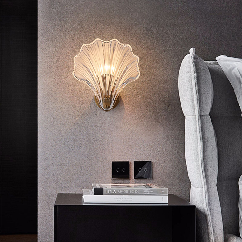 Nordic post-modern minimalist LED wall lamp corridor background wall lamp