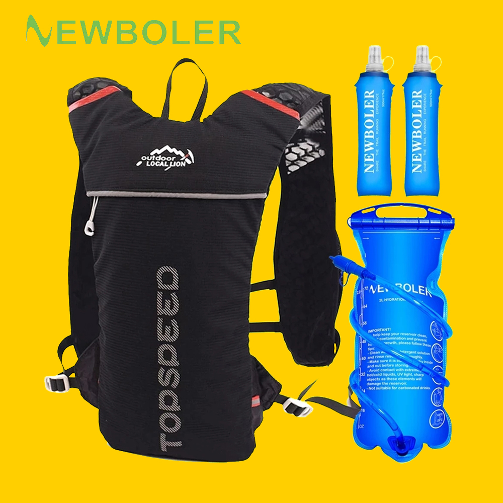 Newboler ba lô đựng nước cho xe đạp ba lô có túi đựng nước 2l ba lô đựng nước siêu nhẹ thoáng khí ba lô đạp xe cho hoạt động ngoài trời chạy xe đạp leo núi