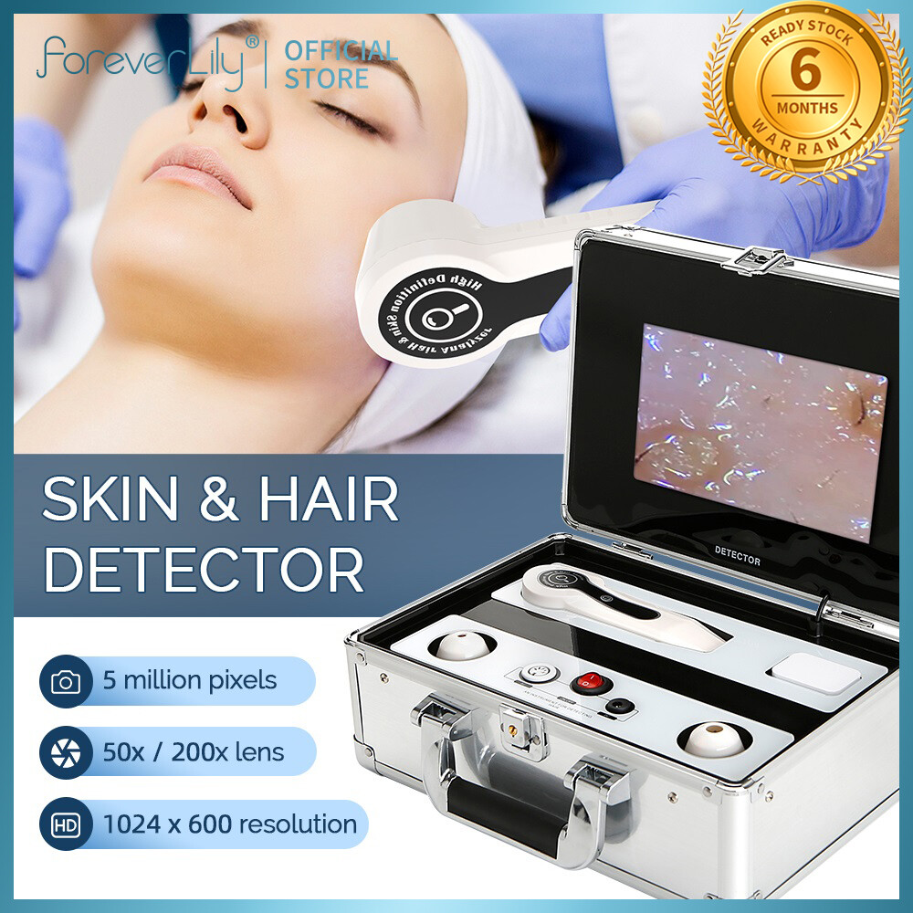 foreverlily Skin and Hair Machine Scalp HD Detector 7/9 Inches HD Screen Professional Skin & Hair Detector ราคา 5,708 บาท*ส่งฟรี