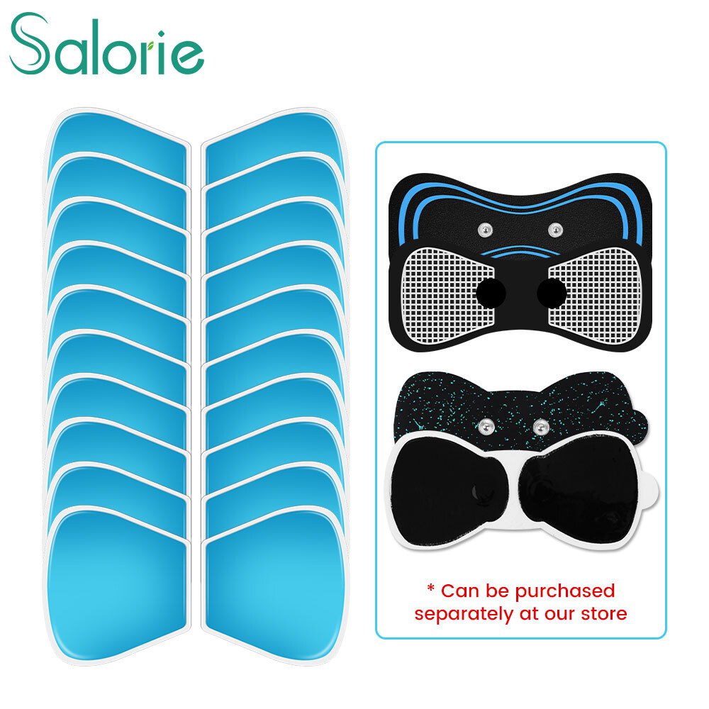 Salorie 1Pair Massage Patch Pad Gel Patch Muscle Stimulator Sticker for