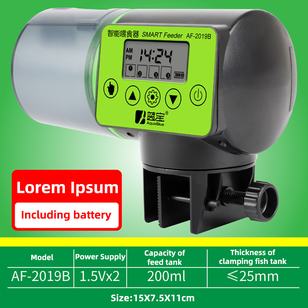 Yieryi máy cho cá ăn bể cá máy cho cá ăn bể cá tự động máy cho cá ăn hẹn giờ cho tôm bể cá thức ăn nuôi cá ao
