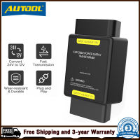 AUTOOL Bộ Chuyển Đổi Nguồn Điện OBD 24V Sang 12V Điện Áp Đầu Vào 24V Sang Điện Áp Đầu Ra 12V Đầu Nối Bộ Chuyển Đổi OBD