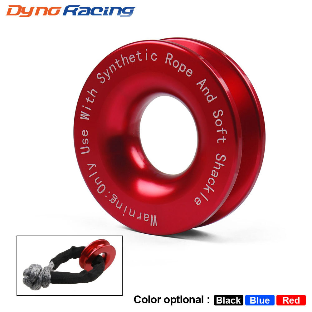 Vòng phục hồi dây tời cho cùm mềm atv utv rcovery 41000 lb vòng móc dây cáp ròng rọc tời đường địa hình