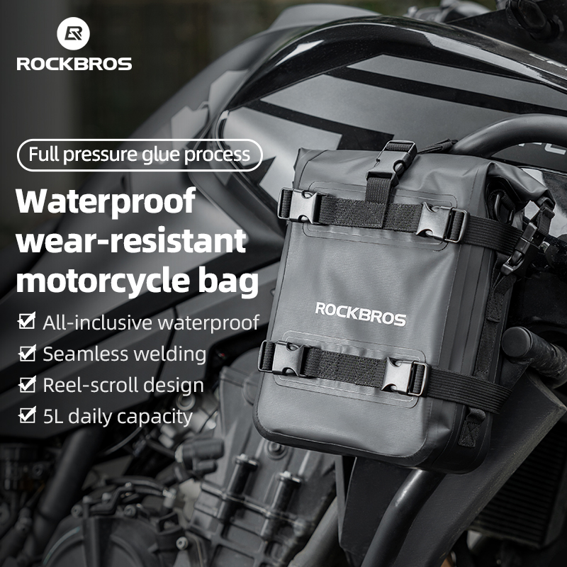 ROCKBROS Motorcycle Guard Bag 5-7L High-Capacity Waterproof Wear-resistant Multifunctional Motor Bumper Guard Bag Long Distance Motorcycle Riding Equipment Giá 675,000 Đồng*Miễn phí vận chuyển