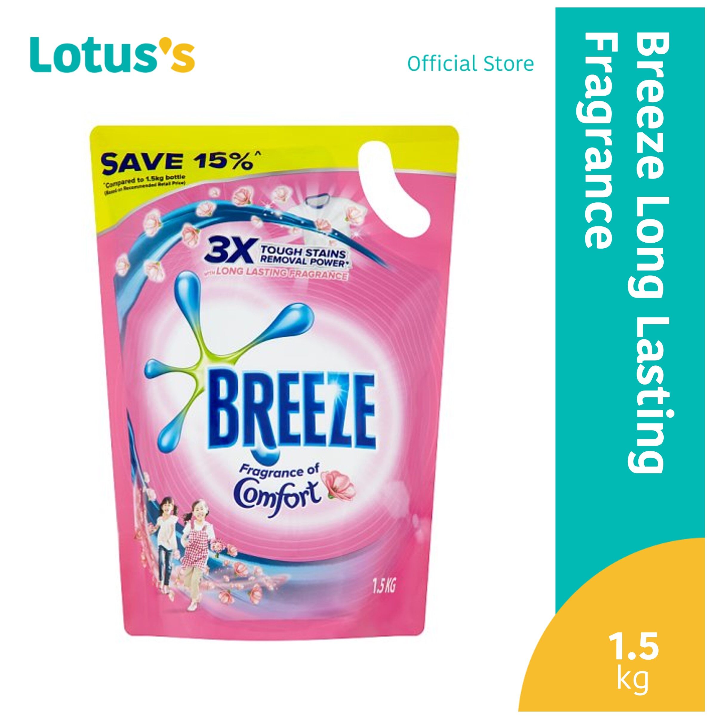 Breeze Luxury Perfume Concentrated Liquid Detergent 1.5kg | Lazada