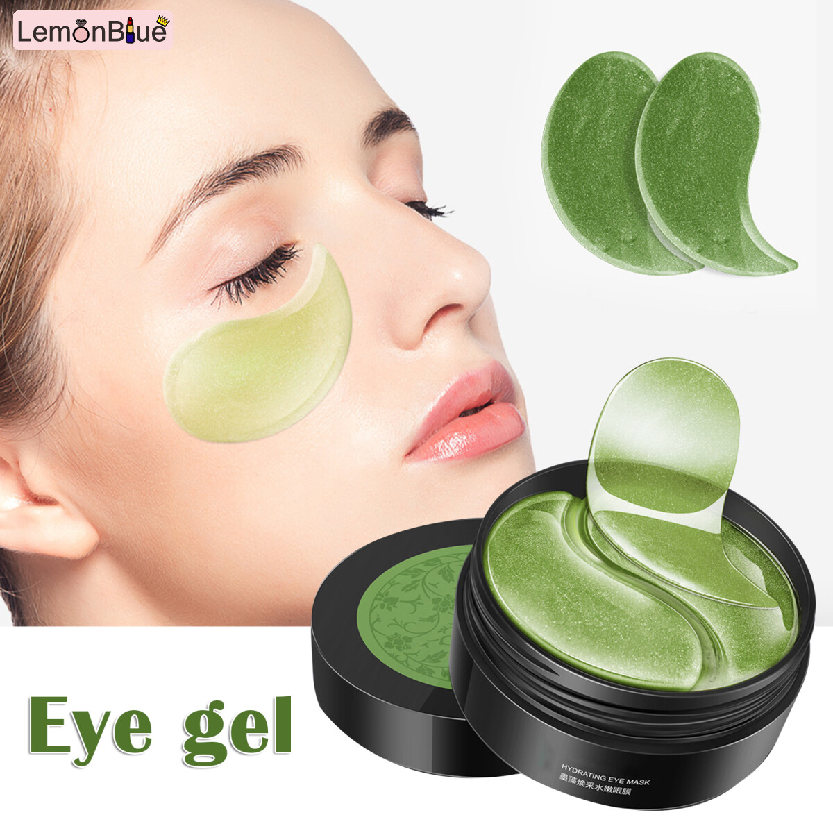 Gambar LemonBlue Under Eye Mask Repair Dark Circles Eye Bags Puffiness Moisturizing and Gentle Moisturizing For Man Woman