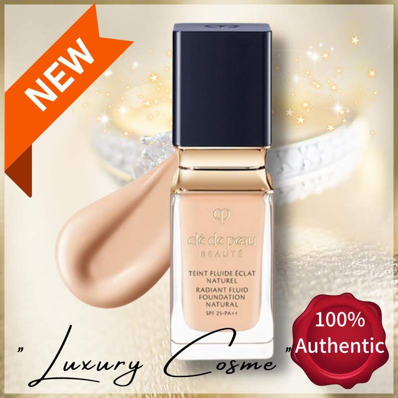 Gambar Cle de Peau Beaute Foundation TEINT FLUIDE ECLAT NATUREL   SPF25   PA++   35mL   Scented with natural rose essence 100%Authentic Direct from Japan