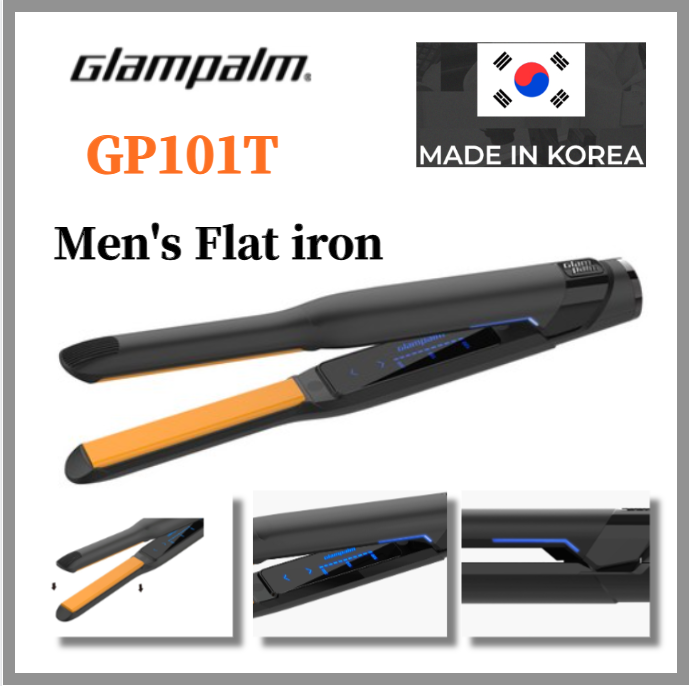 GLAMPALM korea GP101T Men's Flat iron Small straightener Travel Ceramic heater 11Temperature control Freevolt anion ราคา 11,120 บาท*ส่งฟรี