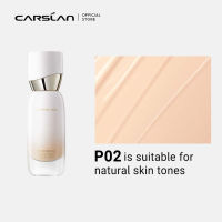 Carslan Essence Liquid Foundation Full Coverage Matte Natural Concealer Poreless Moisturizing 24H Long Lasting 30g