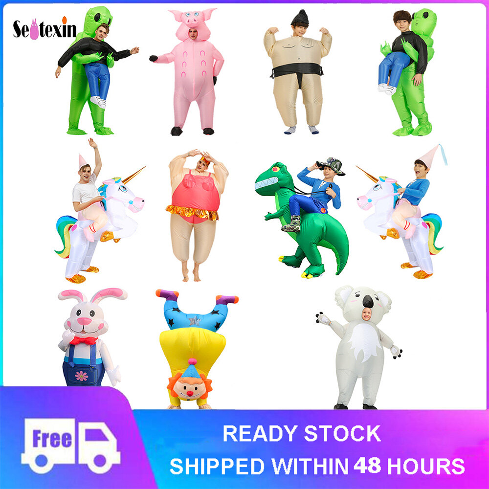 Sentexin Trang Phục Bơm Hơi Khủng Long Anime Bán Chạy Trang Phục Dự Tiệc Sumo Người Ngoài Hành Tinh Bộ Đồ Kỳ Lân Trang Phục Hóa Trang Halloween Cho Người Lớn Trẻ Em