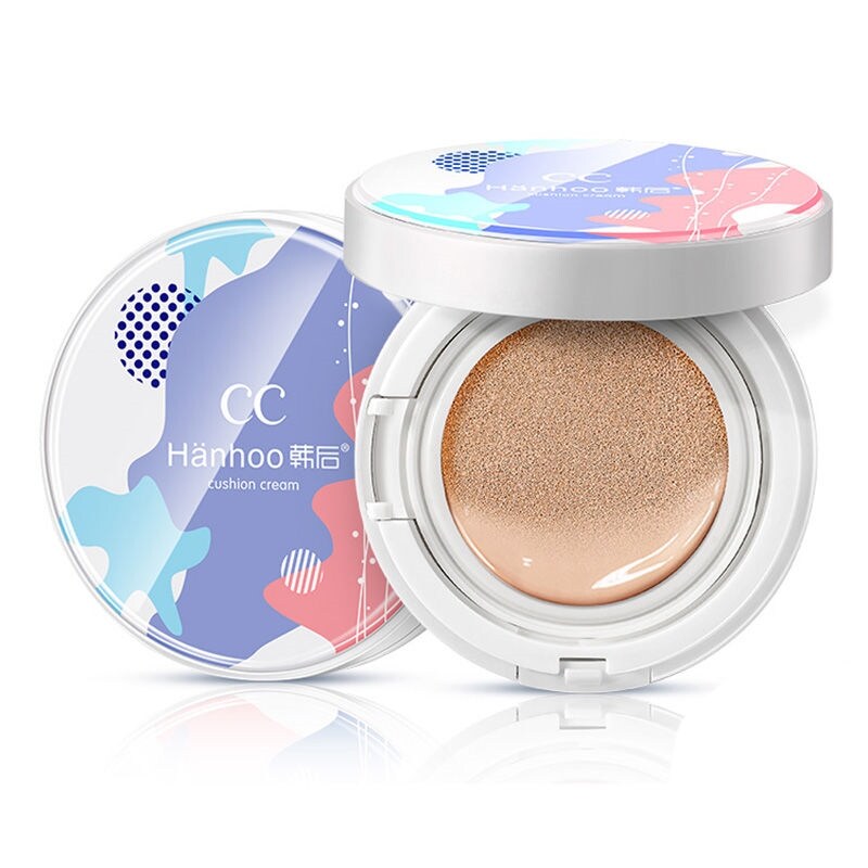 Gambar Korean air cushion CC cream water light water nude make up natural concealer strong isolation BB foundation liquid no makeup.