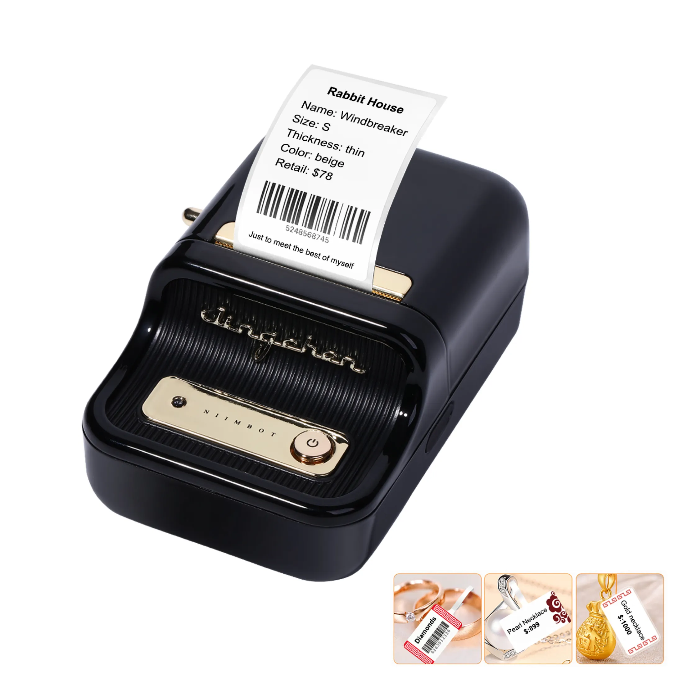 size label printing machine