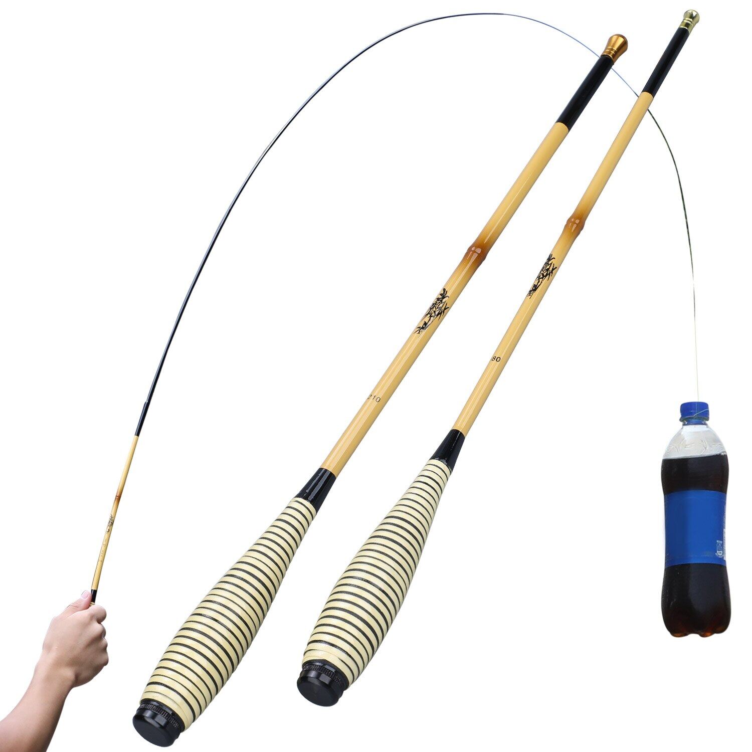 Sougayilang 1.8m 2.1m Winter Shrimp Crab Ice Fishing Rod Portable Qingliu  Stream Pond Fishing Rod