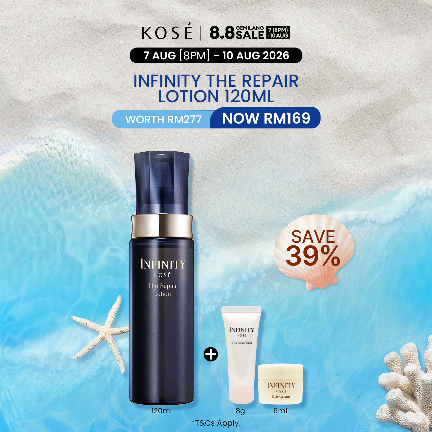 Kose Infinity Prestigious Revitalize & Firm Emulsion 120ml