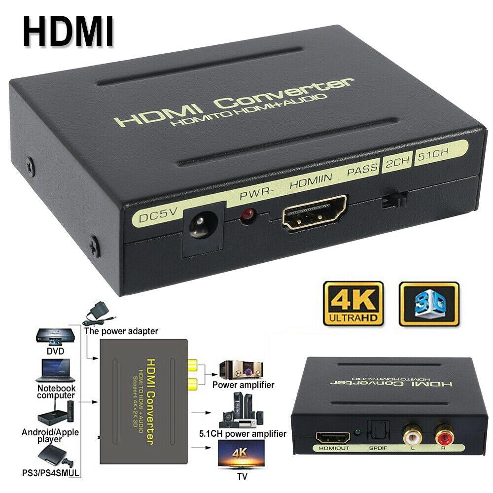 HDMI Ke HDMI \u0026 Optical RCA SPDIF Analog 