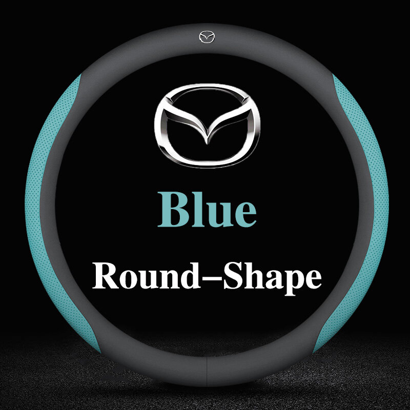 5 Colors Car Leather Steering Wheel Cover For Mazda 2 3 5 6 8 Atenza BT50 2019 2020 2021 2022 2023 New Upgrade Sport Auto Accessories ราคา 396 บาท*ส่งฟรี