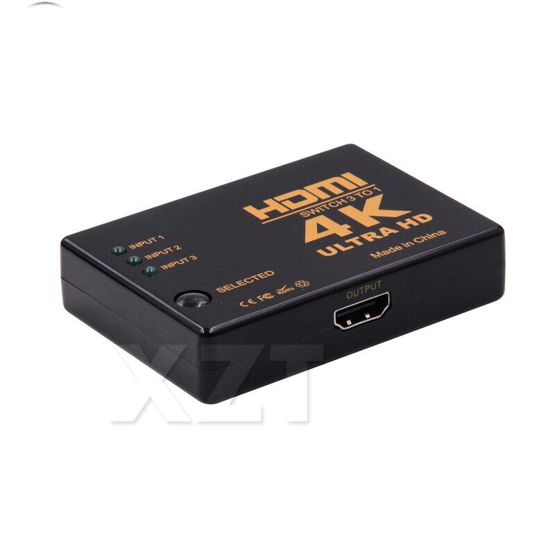 Bộ Chuyển Đổi HDMI 3 Cổng 4K X 2K 1080P Cho HDTV Xbox PS3 4 Ultra HD Bộ Chọn Công Tắc HDMI 3 Trong 1 Bộ Chia HDMI Cho Máy Chiếu Đa Phương Tiện 7