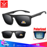 IMPALA PG1609W เย็นสไตล์แว่นกันแดด P Olarized สำหรับผู้ชายป้องกันแสงจ้าขับรถตกปลาอาทิตย์แว่นตาป้องกันรังสียูวีกีฬากลางแจ้งสแควร์แว่นตาอาทิตย์แว่นตาแว่นกันแดดผู้ชาย