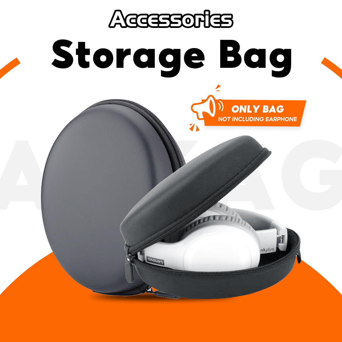 Hộp đựng tai nghe bluetooth có thể gập lại túi lưu trữ Tai nghe EVA di động