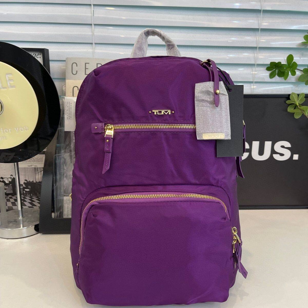 Ba lô nylon 484758tumi ms., ba lô máy tính thường ngày thời trang hàn quốc