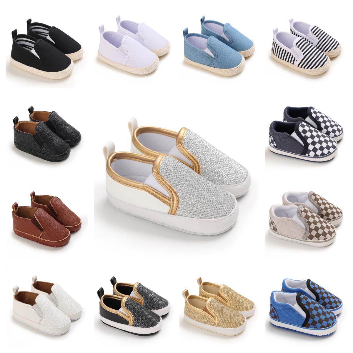 Bé trai bé gái Giày Cho 0-18M trẻ sơ sinh Giày Thường Toddler Trẻ Sơ Sinh Giày Giày Bông đế mềm Bé Giày