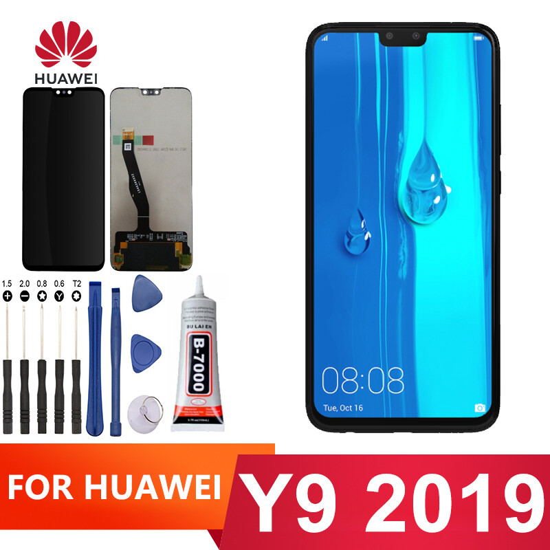 Màn hình hiển thị lắp ráp cho huawei y9 2019 jkm-lx1 màn hình cảm ứng kỹ thuật số màn hình lcd với b7000