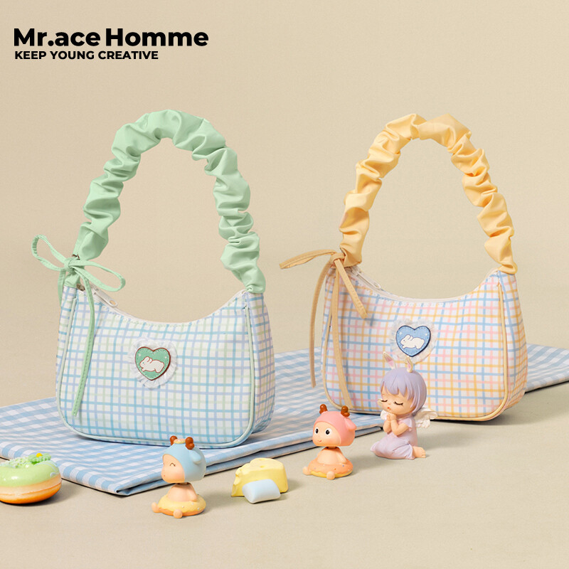 Mr. ace Homme cô gái nách túi nữ mùa hè Túi Đeo Vai 1 Bên lưới Pháp Luật Túi xách