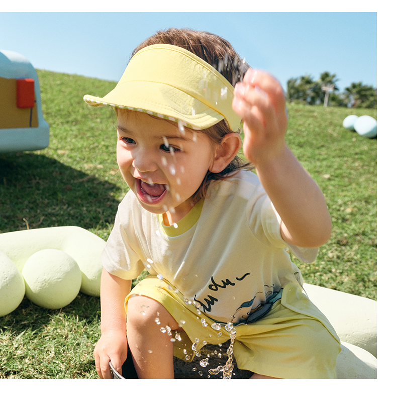 balabala Boy Short Sleeve T-Shirt Baby Top Girl Clothing 2025 New Summer Fashion Cute Infant Top