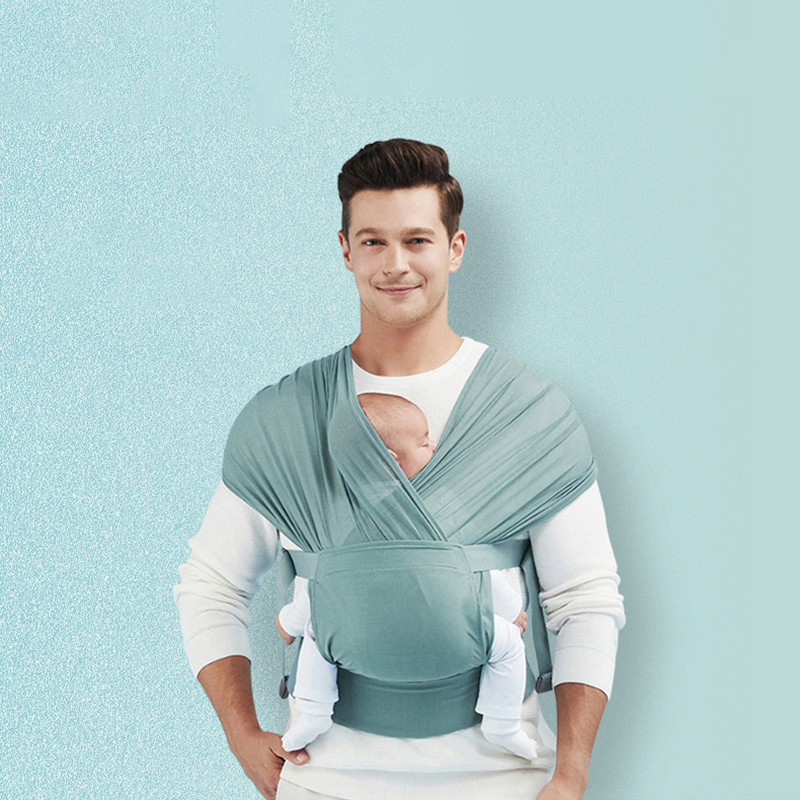 Orzbow Baby Wrap Carrier Slings Hands-Free Baby Carrier Sling Lightweight Breathable Softness Adjustable Baby Carriers for Newborn Infants and Babies Shower Gift