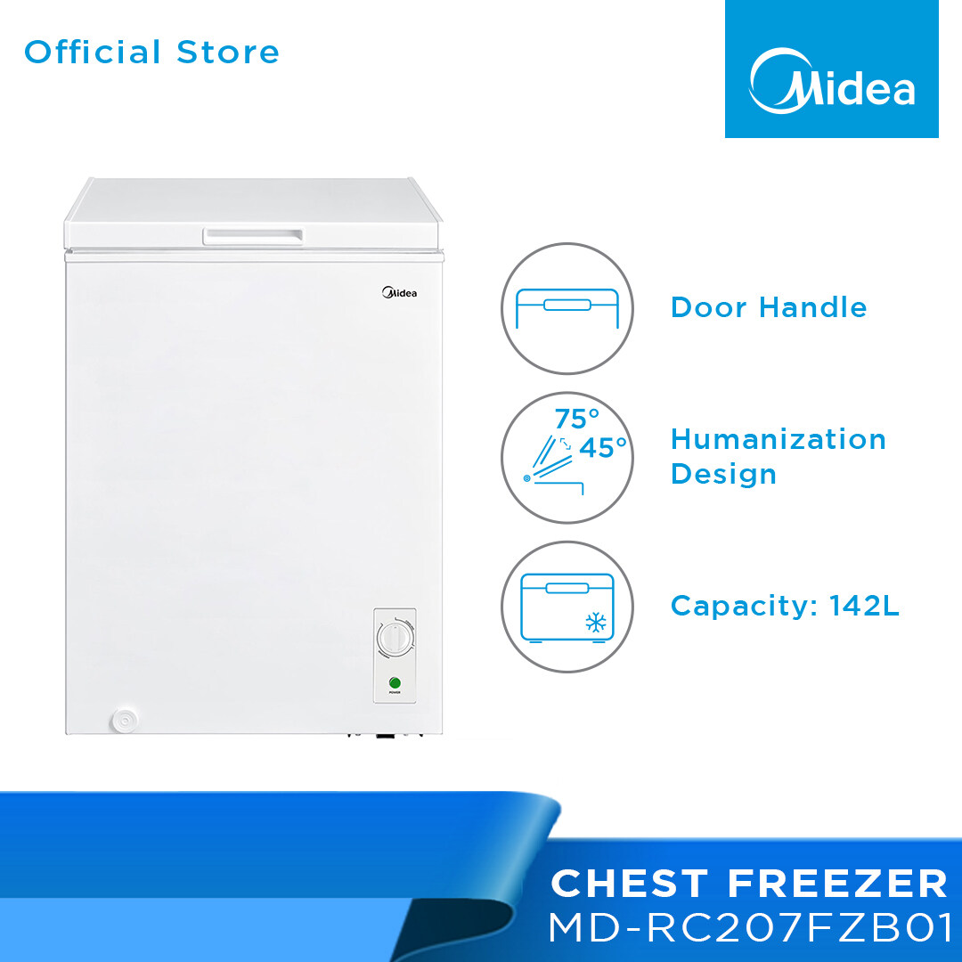 midea freezer 130l