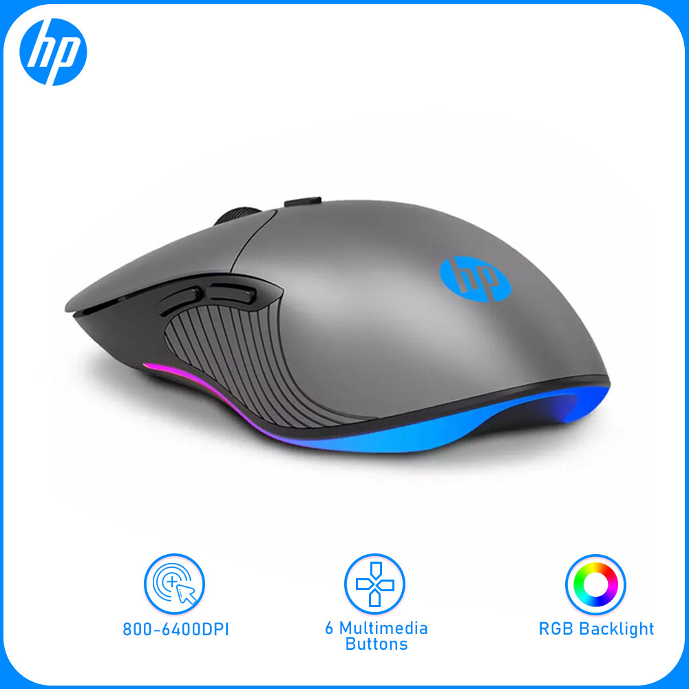 HP M280 Chuột Chơi Game Quang Học Có Dây Chuyên Nghiệp Thiết Kế Công Thái Học Fancy Cool RGB Lightning, 6 Phím DPI & 6 Phím