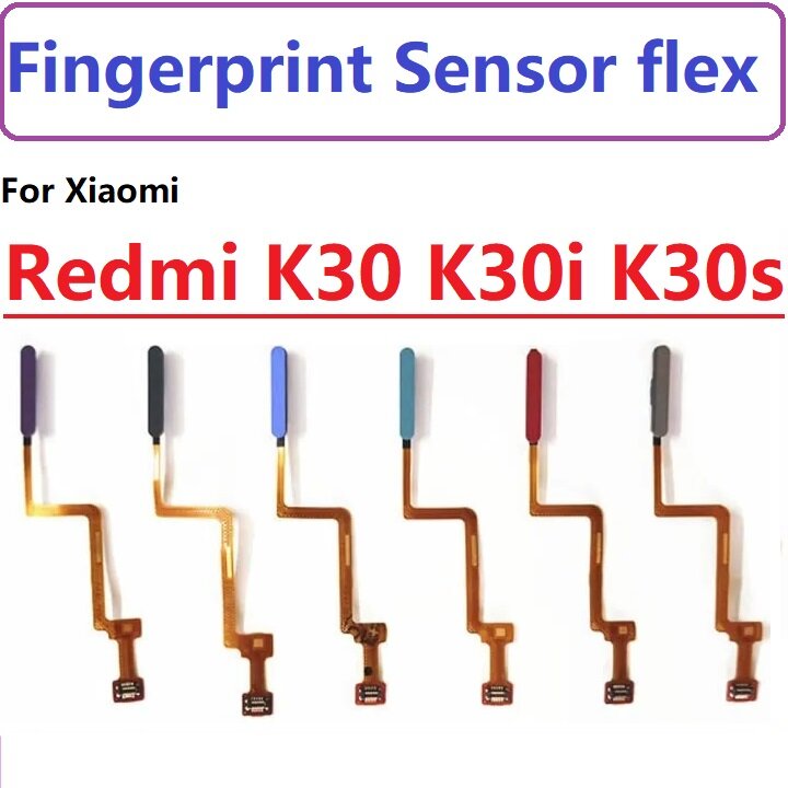 Chính hãng cho Xiaomi Redmi K30 k30i k30s Touch ID phím nút home cảm biến vân tay Cáp dẻo