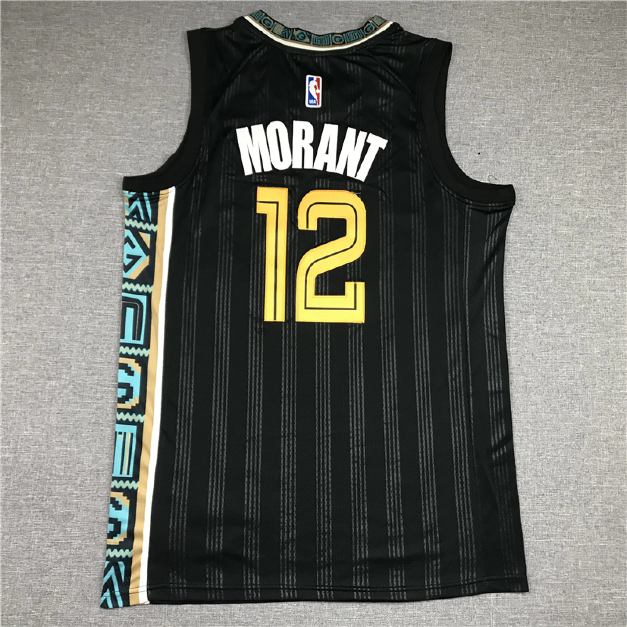 20//21 New Season Ja Morant #12 Memphis Grizzlies Jersey Black