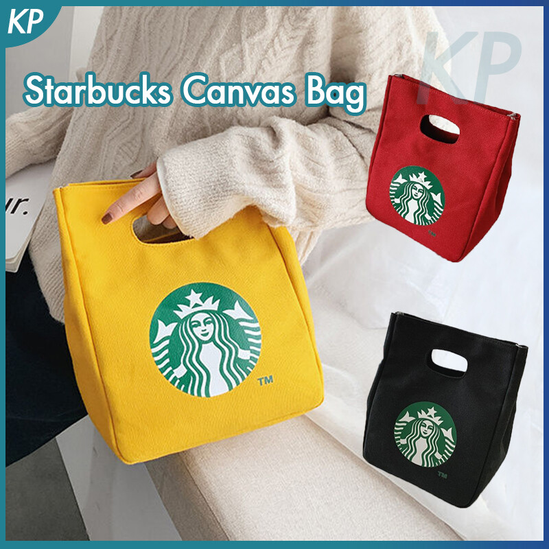 Starbuck túi bento túi vải bố túi đựng đồ ăn trưa túi tote học sinh cho mẹ