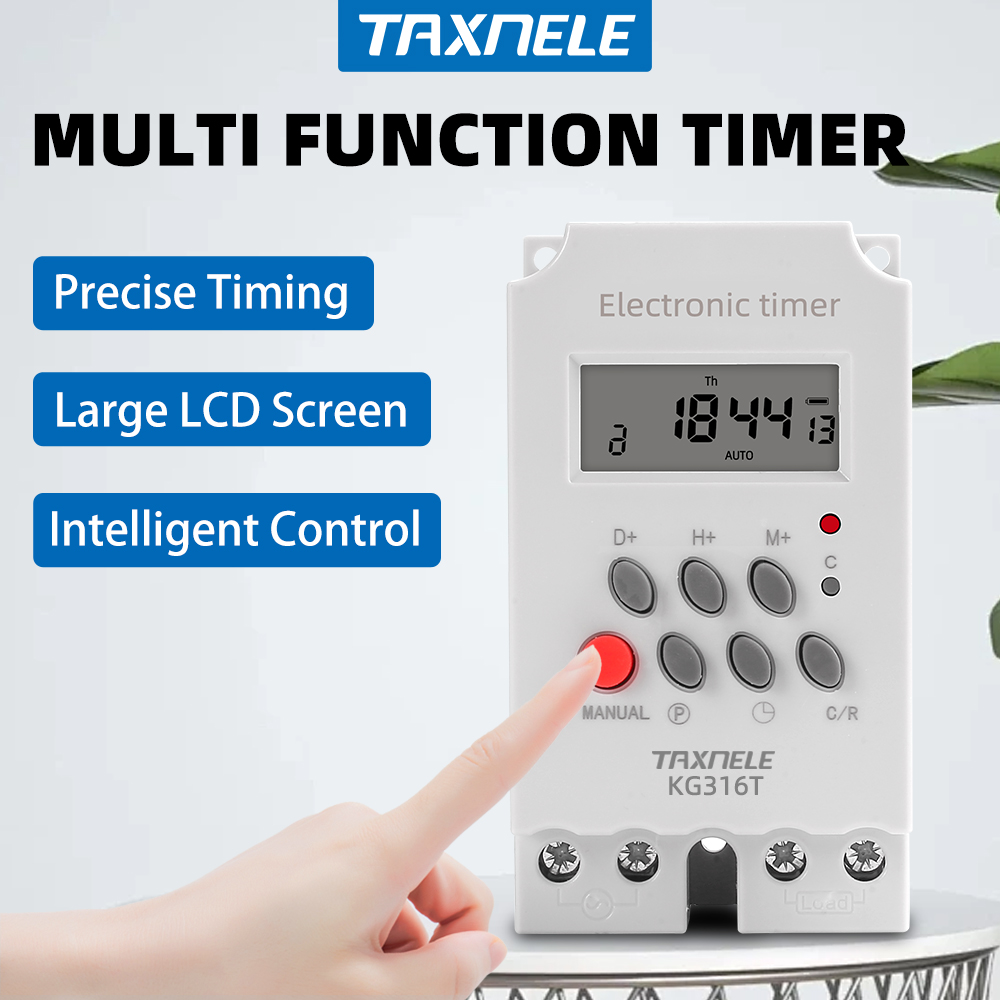 Công tắc hẹn giờ kg316t-ii lập trình kỹ thuật số din ac220v 25a công tắc hẹn giờ điện tử công tắc hẹn giờ thiết bị điện điều khiển bật/tắt