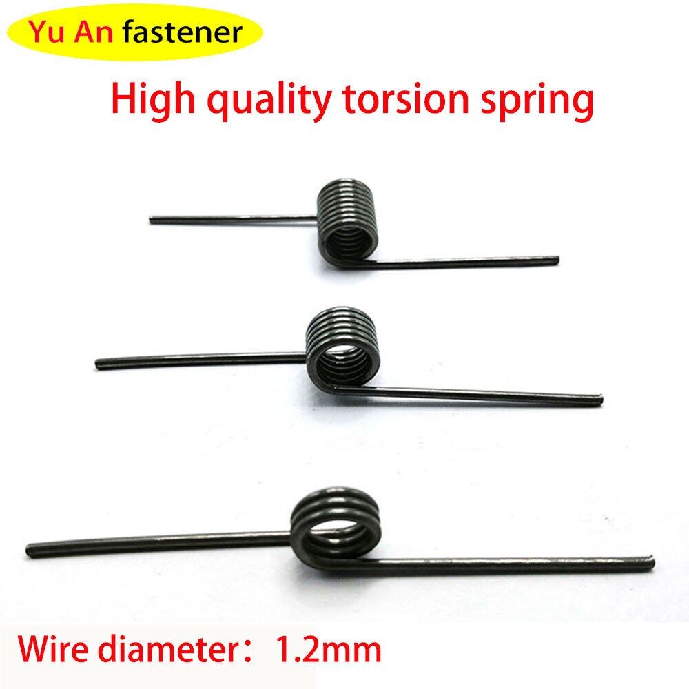 Wire Dia 0.4mm OD 2mm Miniature Torsion Spring 20Pcs 