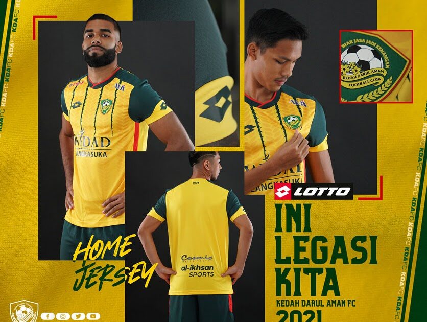 READY STOCK] Latest Adult KEDAH HOME Jersey 2020 Liga Malaysia
