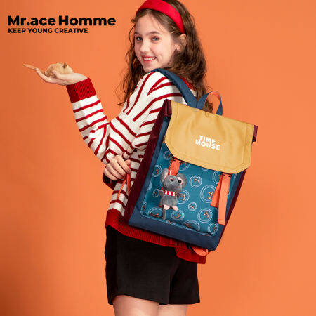 Mracehomme bagpack aesthetic for school college cute back pack for girls high school