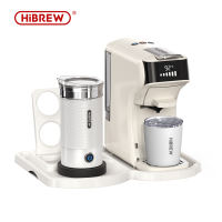 HiBREW H1B 6-in-1 Capsule Coffee Machine - Brew Hot & Cold Multiple capsule Dolce Gusto Nespresso K-Cup Powder & More coffee maker Cappuccino