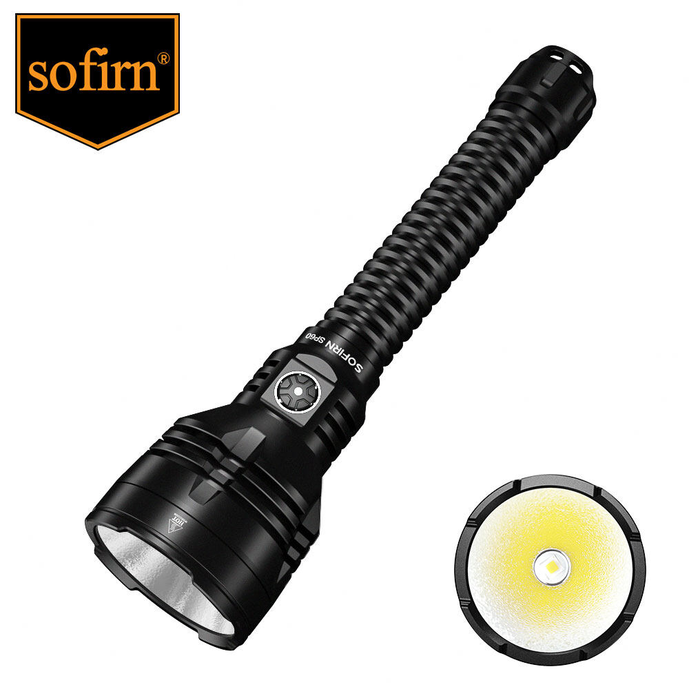 Sofirn đèn pin góc sạc 21700 type c mạnh mẽ sp60 6800lm xhp70.3 đèn led với đèn pin sạc ngược đèn hiệu ip68 atr