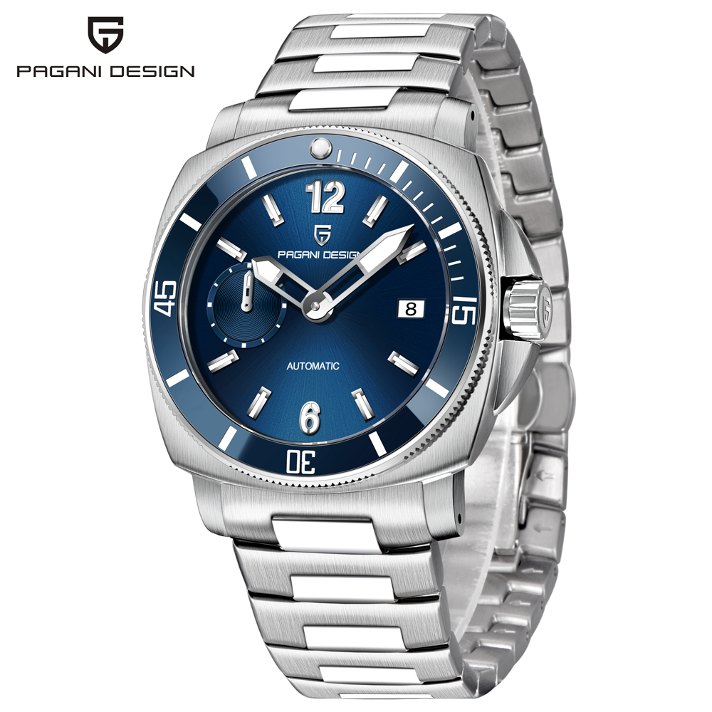 PAGANI DESIGN 2025 New Luxury Men Mechanical Watch 43MM Business Sapphire Crystal Waterproof Stainless Steel Automatic Watch For Men Original PD-1820 ราคา 4,999 บาท*ส่งฟรี