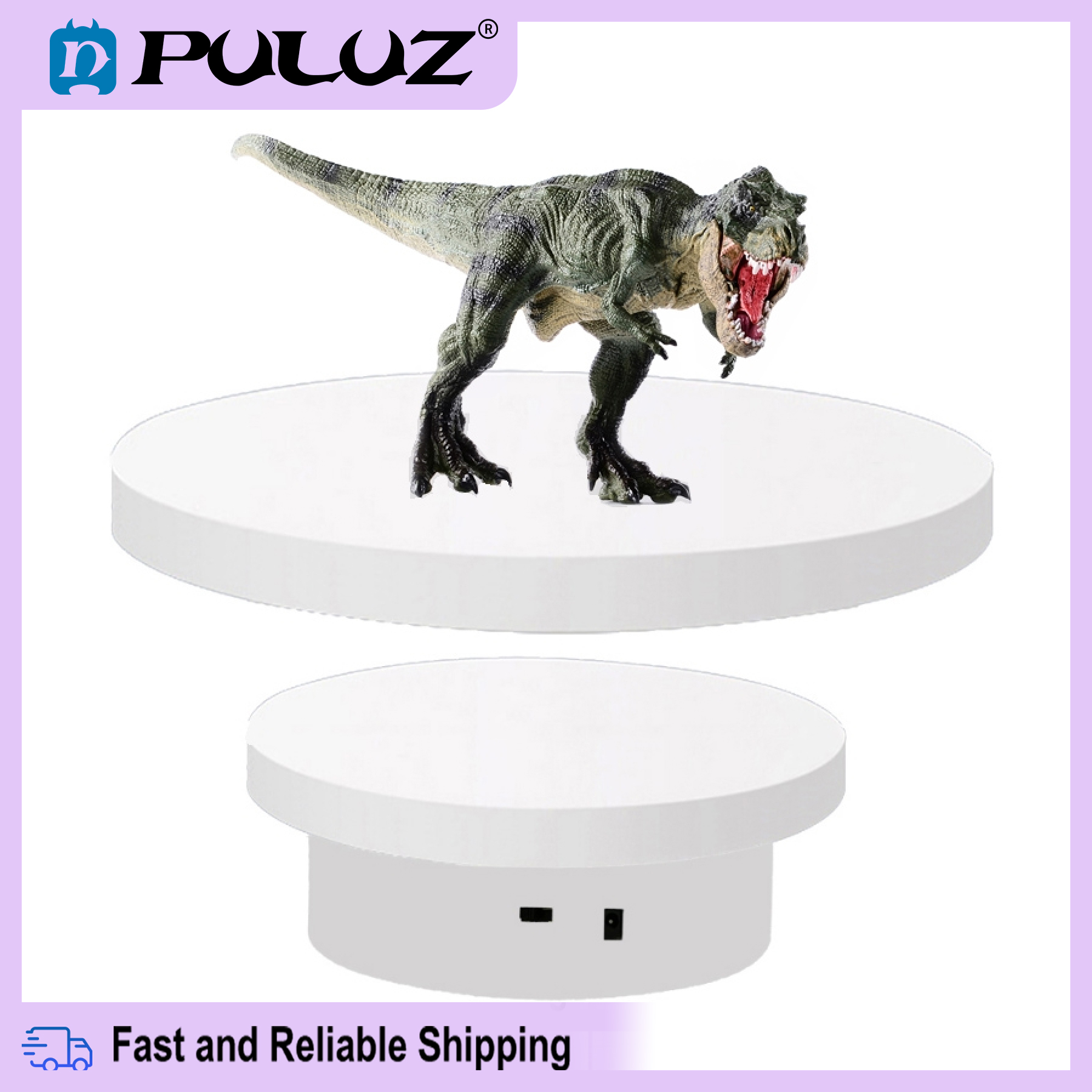 PULUZ Photography Electric Turntable Automatic Rotating Display Stand,Style: Plug -in 2 In 1 14/20 cm ราคา 318 บาท*ส่งฟรี
