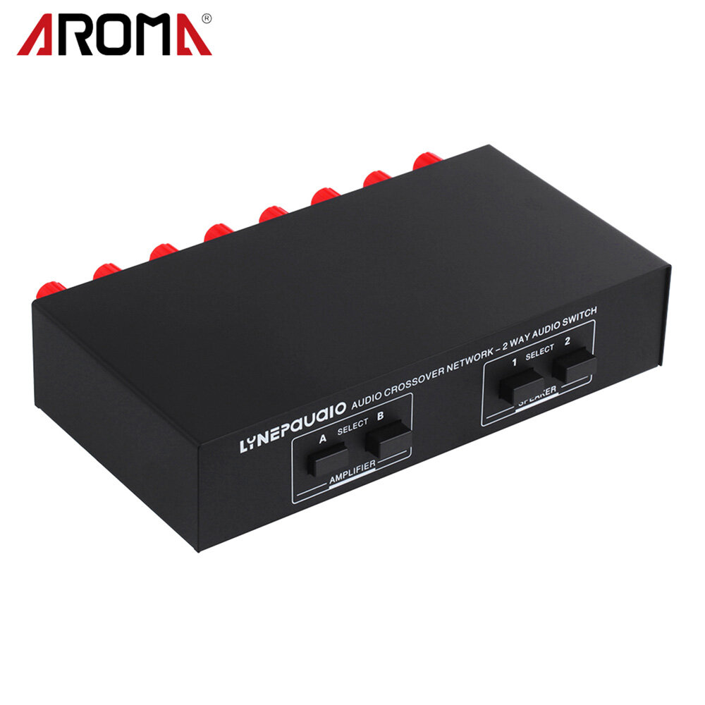 [okoogee]LINEPAUDIO 2 In 2 Out ตัวเลือกลำโพงสวิทช์สัญญาณเสียง Switcher เครื่องขยายเสียงเครื่องรับสัญญาณเสียง Splitter กล่อง ราคา 2,204 บาท*ส่งฟรี