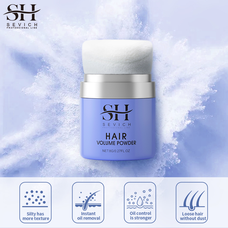 Sevich Mới Khối Lượng Tóc Bột Ma Thuật Tóc Fluffy Bột Với mút trang điểm bọt biển Tóc Volumizer Cho tạo kiểu tóc cho phụ nữ
